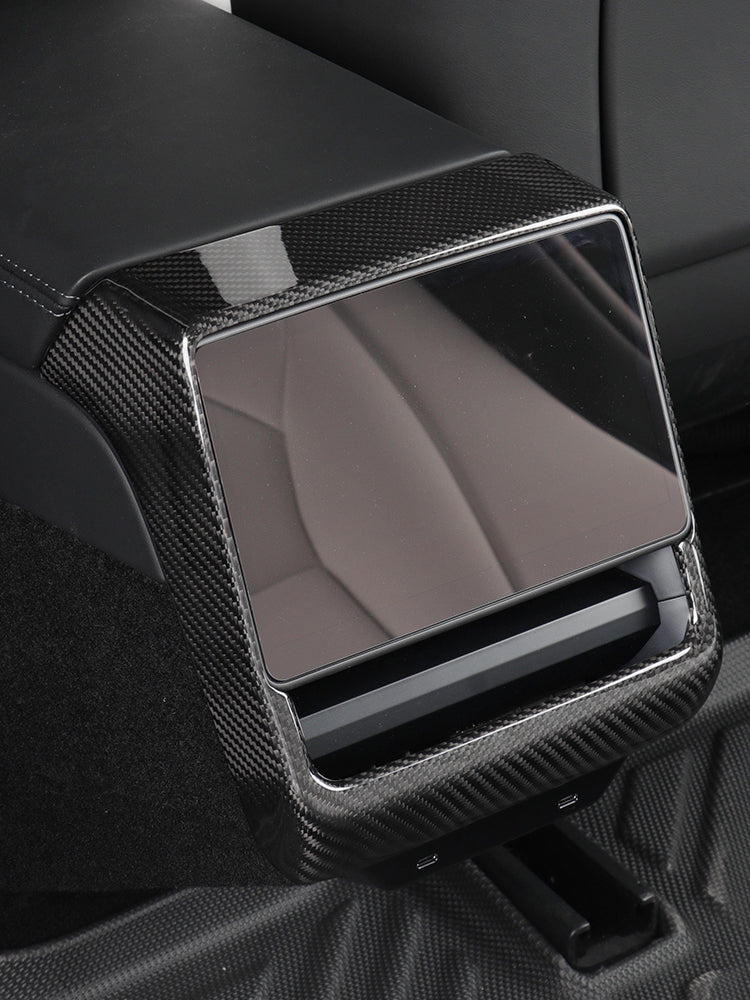 Tesla Model 3 Highland 2024 Carbon Fiber Rear Air Vent Frame Cover Trim