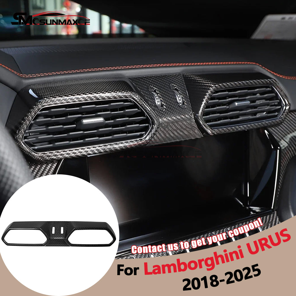 Lamborghini Urus Carbon Fiber Dashboard Air Vent Cover (2018-2025)