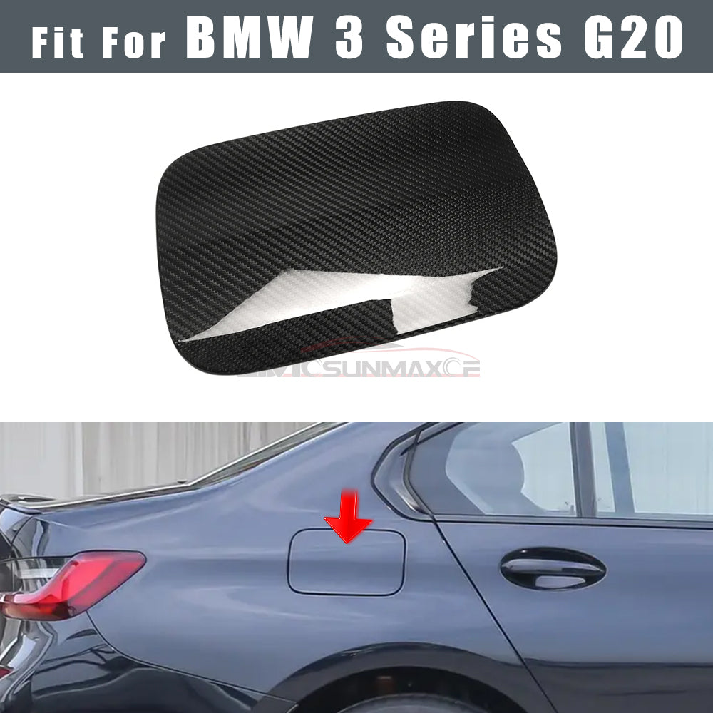 BMW 3 Series G20 Carbon Fiber Fuel Tank Cover (2021-2024)