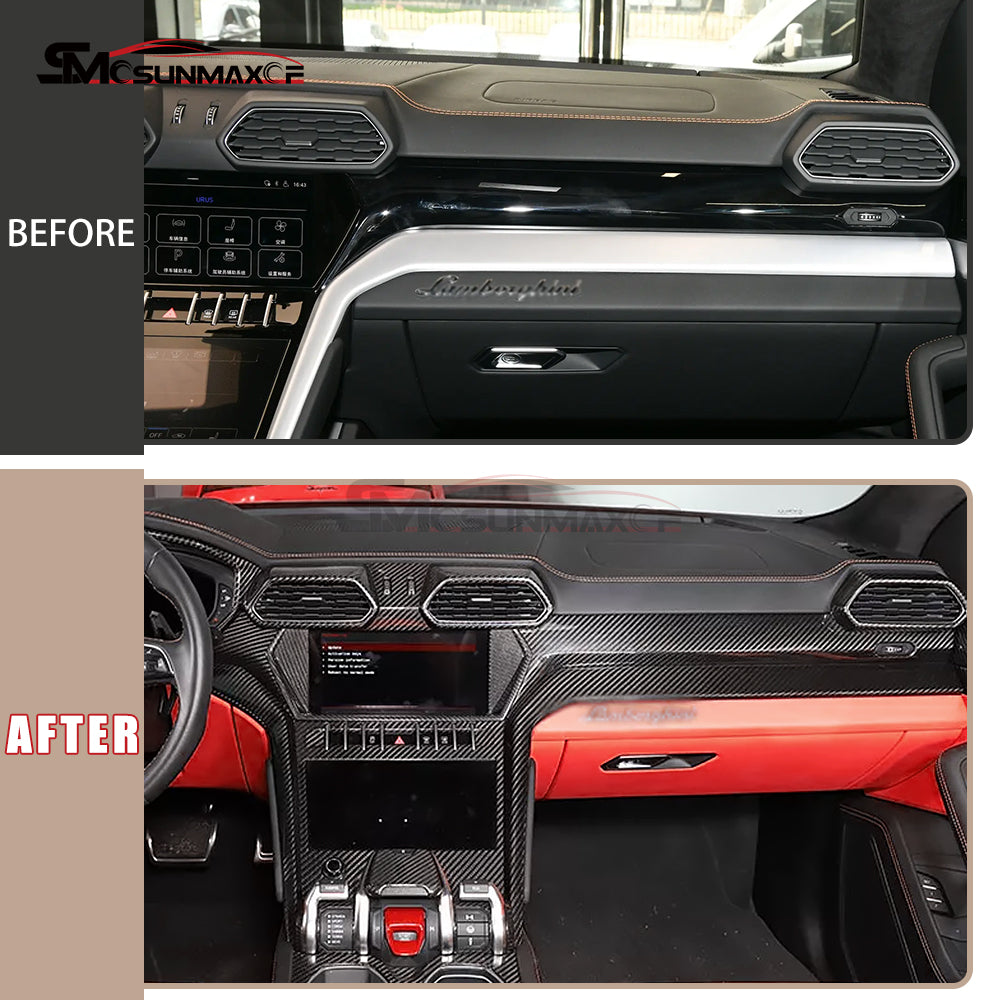 Lamborghini Urus Carbon Fiber Dashboard Trim Cover (2018-2025)