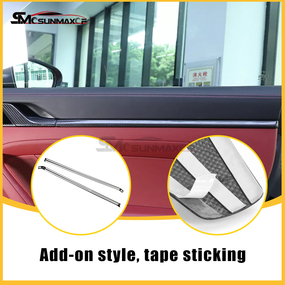 Porsche 911 992 Carbon Fiber Door Trim (2019-2024)