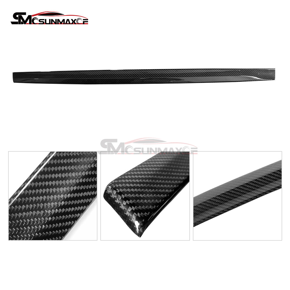 Tesla Model S 2021-2023 Dry Carbon Rear Trunk Lid Cover Trim