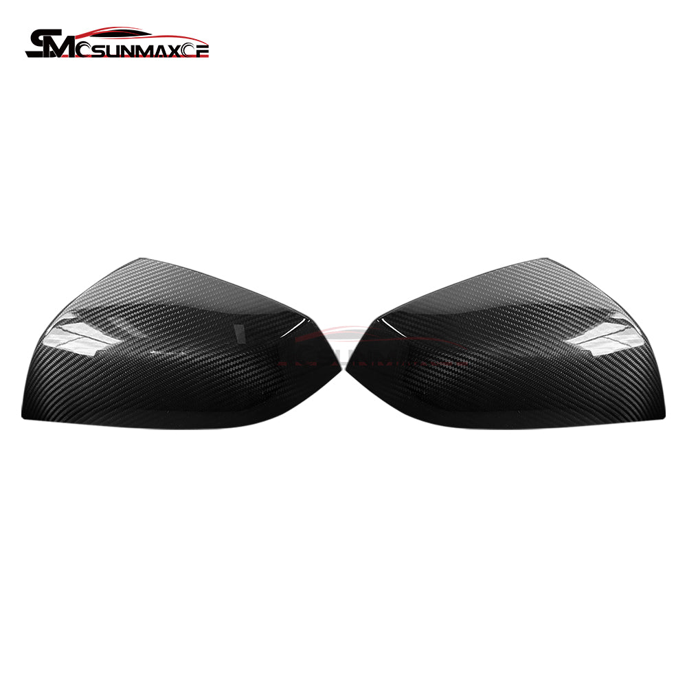 Tesla Model S/X 2021-2023 Real Carbon Fiber Side Mirror Caps