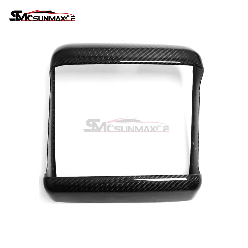 Tesla Model S 2021-2023 Carbon Fiber Rear Screen Frame Cover