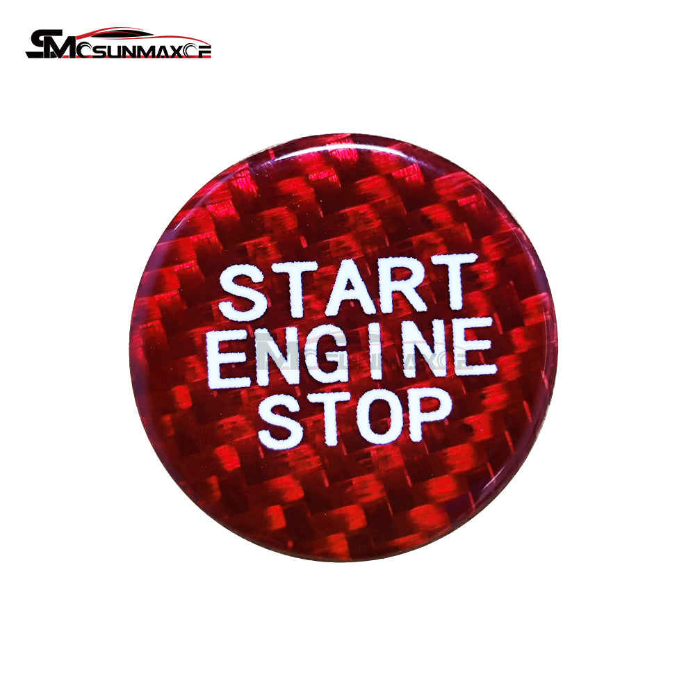 BMW 2 3 4 Series G20 G80 G82 G83 Carbon Fiber Start Stop Button Cover (2020-2024)