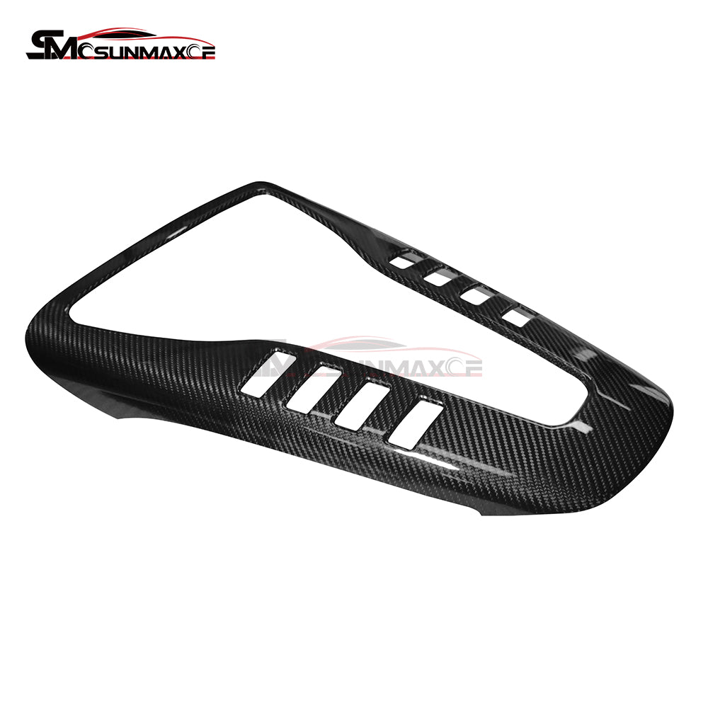 Carbon Fiber Center Console Panel Cover for Mercedes AMG GT/GTS/GTR (2019-2023)