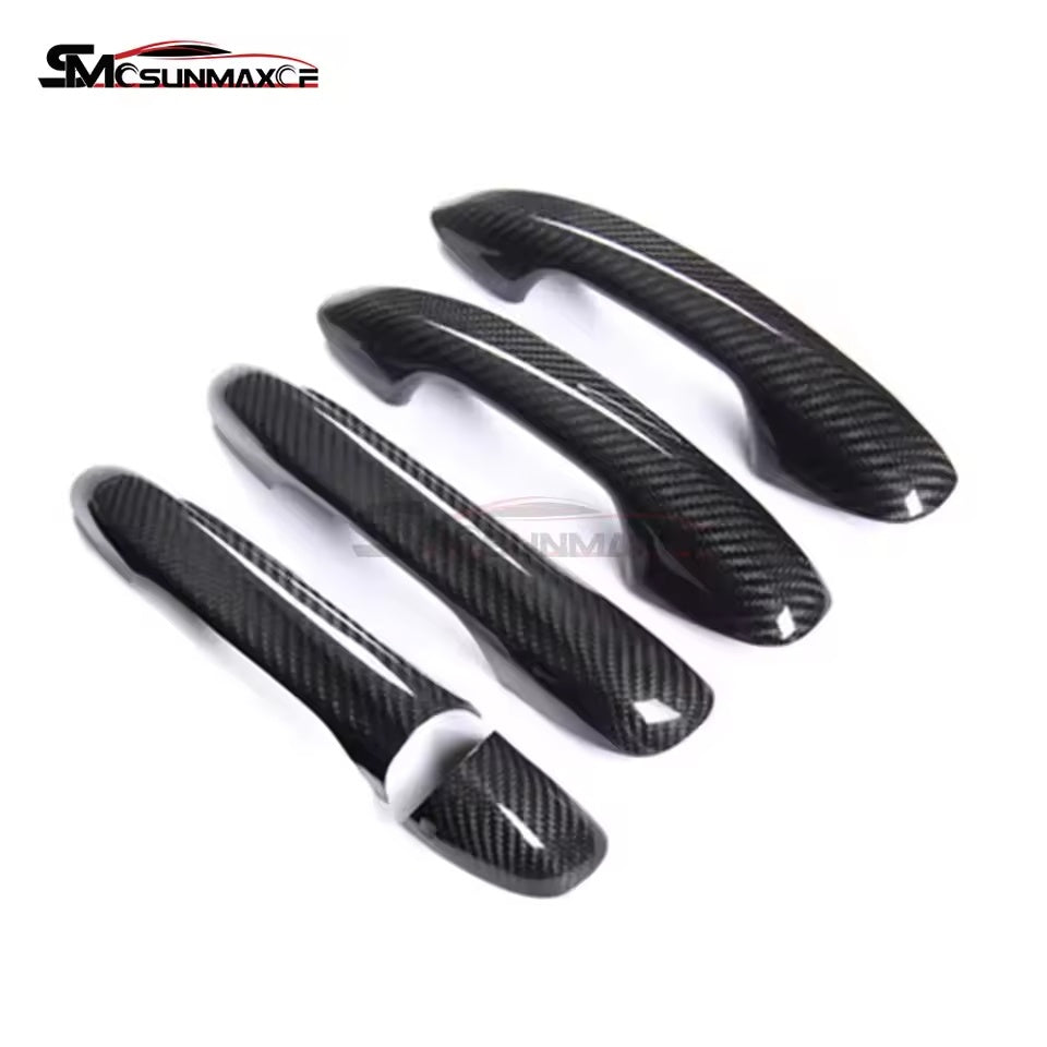 Mercedes-Benz C E S Class W205 W213 X253 W222 GLC W177 V177 C118 Carbon Fiber Door Handle Trim