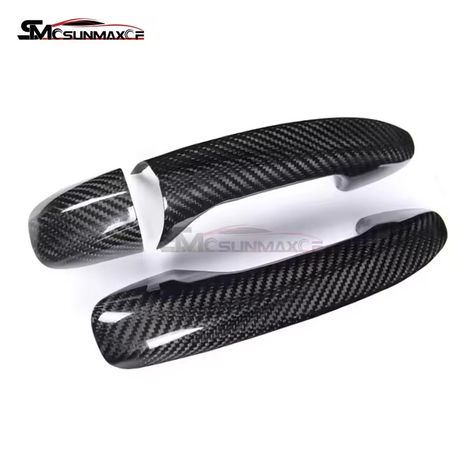 Mercedes-Benz C E S Class W205 W213 X253 W222 GLC W177 V177 C118 Carbon Fiber Door Handle Trim