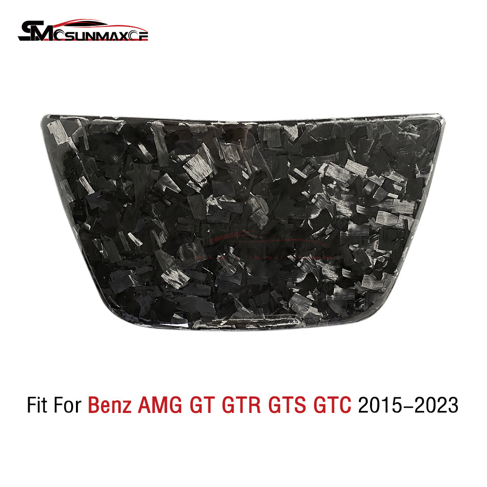 Real Carbon Fiber Center Console Cup Holder Cover for Mercedes AMG GT/GTS/GTR (2015-2023)