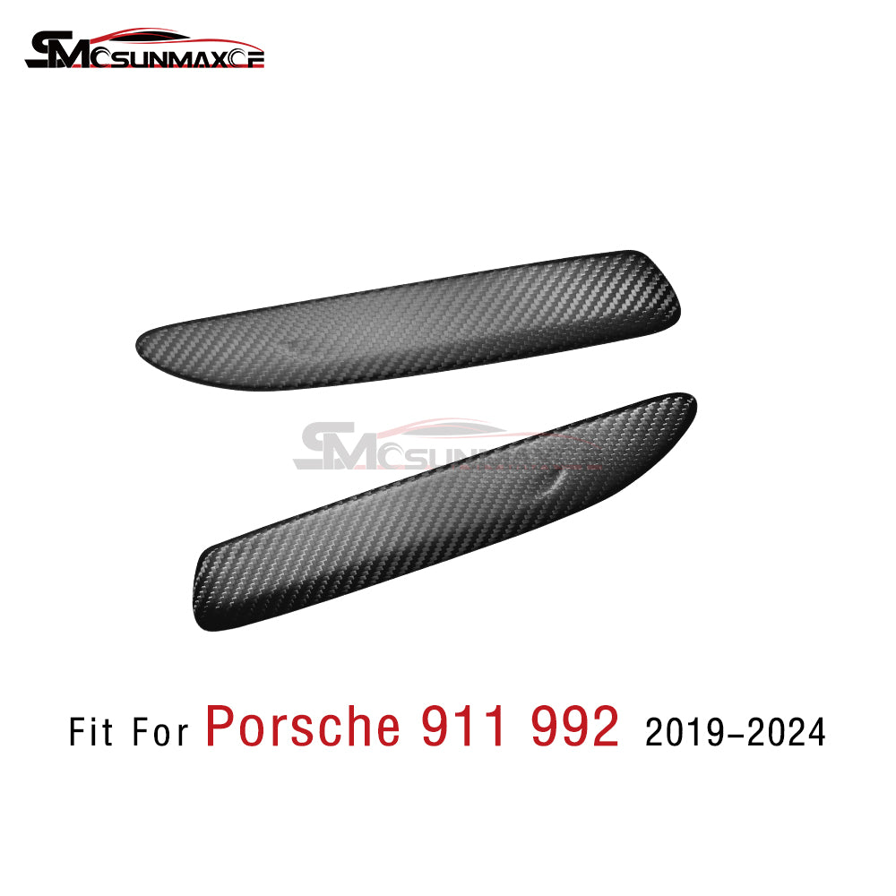 Porsche 911 992 Carbon Fiber Door Handle Stickers (2019-2024)