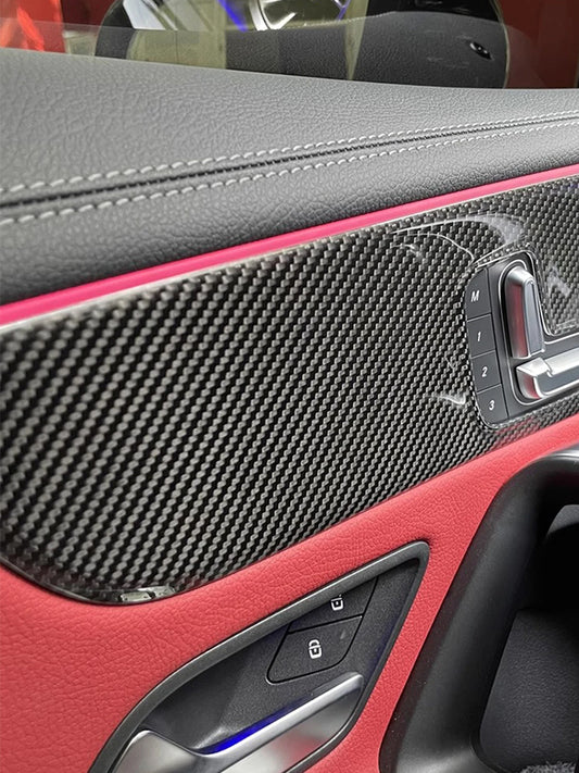 Mercedes-Benz A CLA Class W177 V177 C118 W118 Carbon Fiber Door Panel Trim (2020)
