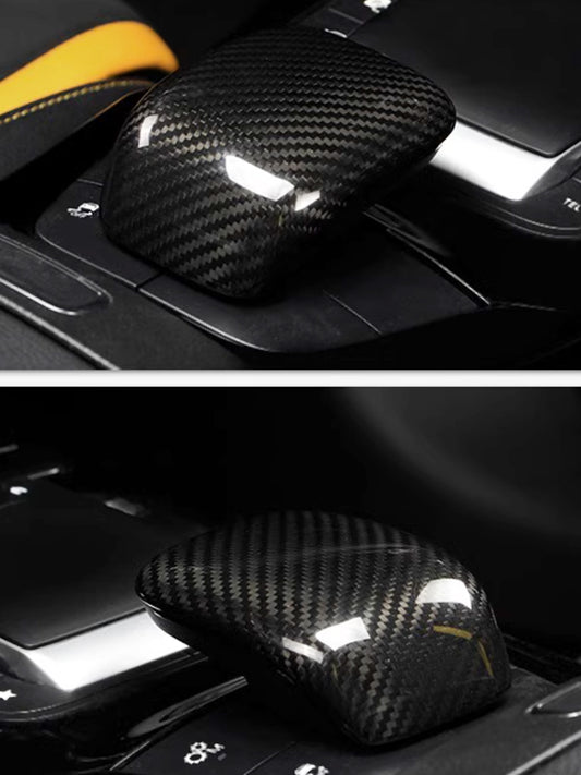 Mercedes-Benz A-Class CLA W177 V177 C118 A35 A45 Carbon Fiber Gear Shift Knob Cover (2020-2023)