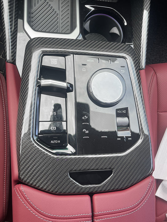 BMW 5 Series i5 M60 G60 G68 Carbon Fiber Center Console Cover (2024)