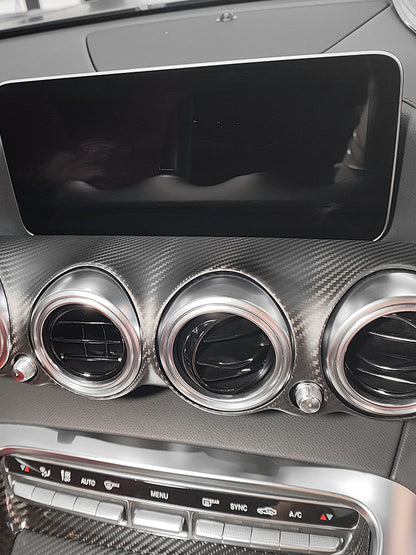 Carbon Fiber Dashboard Air Vent Cover for Mercedes AMG GT/GTS/GTR (2019-2023)