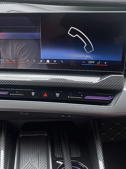 BMW 5 Series i5 G60 G68 M60 Carbon Fiber Dashboard Navigation Trim (2024)