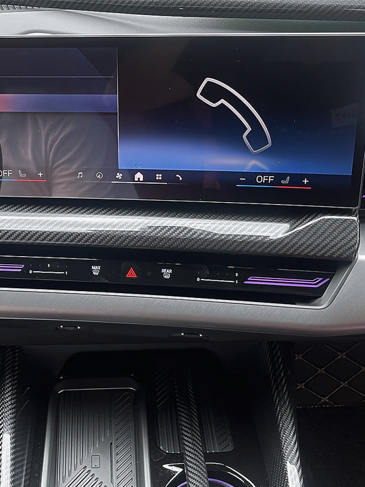 BMW 5 Series i5 G60 G68 M60 Carbon Fiber Dashboard Navigation Trim (2024)