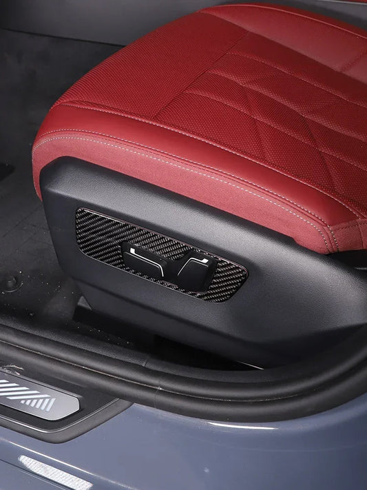 BMW 5 Series G60 Carbon Fiber Front Seat Adjustment Switch Trim (2024)