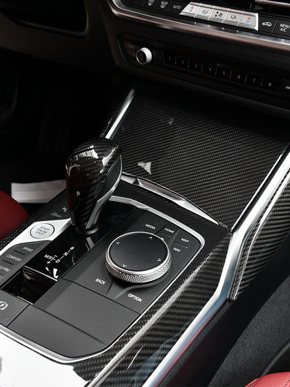 BMW 2 3 4 Series G20 G22 G42 G80 G82 Carbon Fiber Gear Shift Panel Cover