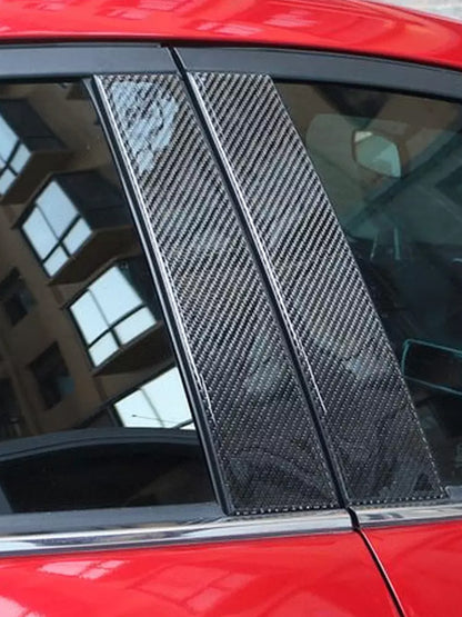 BMW 3 Series G20 330i M340i Carbon Fiber B-Pillar Cover (2019-2020)
