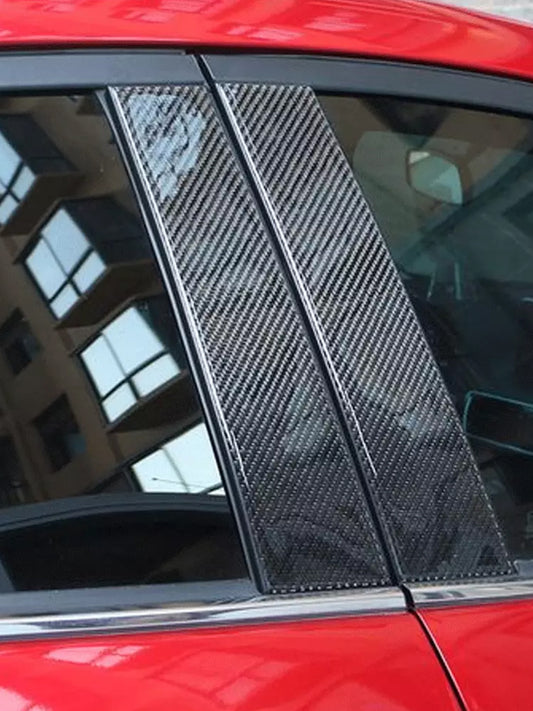 BMW 3 Series G20 330i M340i Carbon Fiber B-Pillar Cover (2019-2020)