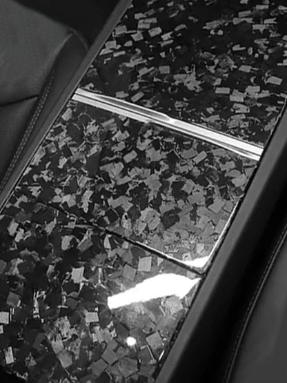 Tesla Model 3 Highland 2024 Forged Carbon Fiber Center Console Covers (3PCS)