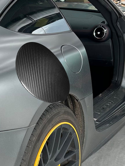 Carbon Fiber Fuel Tank Cap Protection Cover for Mercedes AMG GT/GTS/GTR (2015-2023)