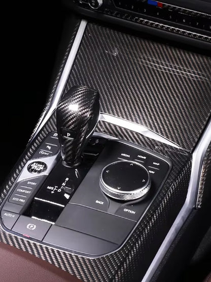 BMW 3 & 4 Series G20 G21 G22 G23 G26 Carbon Fiber Gear Knob Cover (2020)