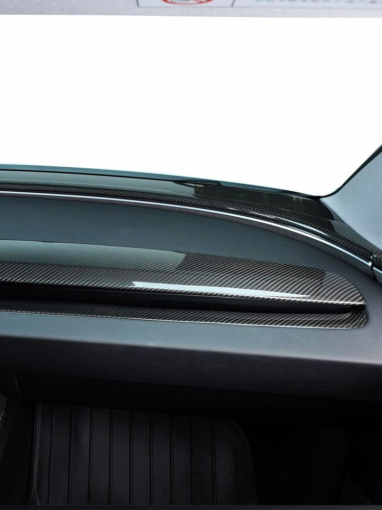 Tesla Model 3 Highland 2024 Carbon Fiber Dashboard Panel Replacement