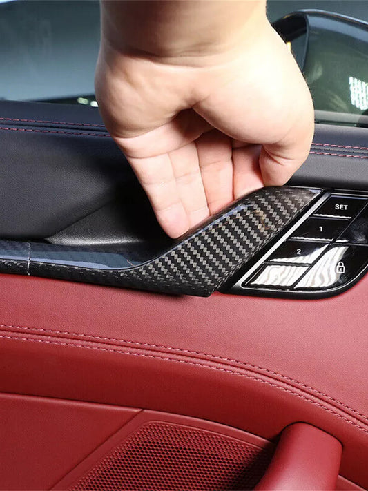 Porsche 911 992 Carbon Fiber Door Handle Covers (2019-2024)