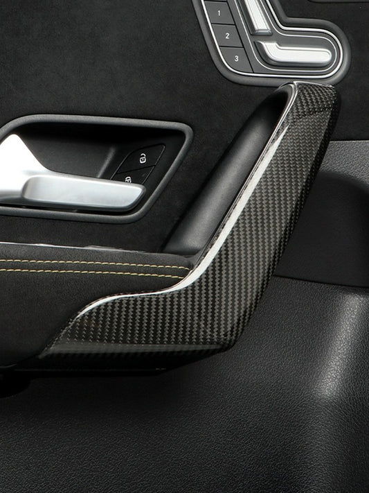 Mercedes-Benz A Class W177 V177 A35 A45 CLA C118 CLA45 Carbon Fiber Door Handle Trim (2020-2023)