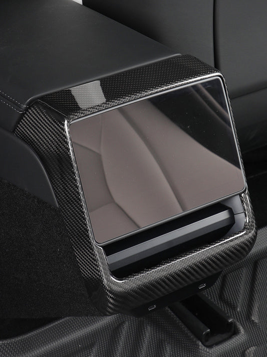 Tesla Model 3 Highland 2024 Carbon Fiber Rear Air Vent Frame Cover Trim