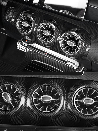 Mercedes-Benz CLA C118 W177 V177 A35 A45 Carbon Fiber Dashboard Air Vent Cover (LHD/RHD)