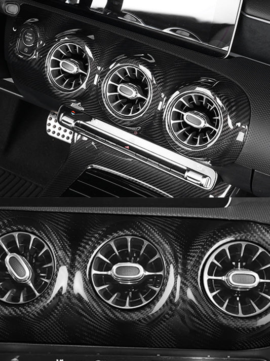 Mercedes-Benz CLA C118 W177 V177 A35 A45 Carbon Fiber Dashboard Air Vent Cover (LHD/RHD)