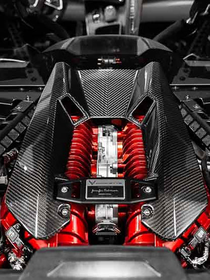 Chevrolet Corvette C8 Z06 2023-2024 Carbon Fiber Hood Engine Bay Cover Trim