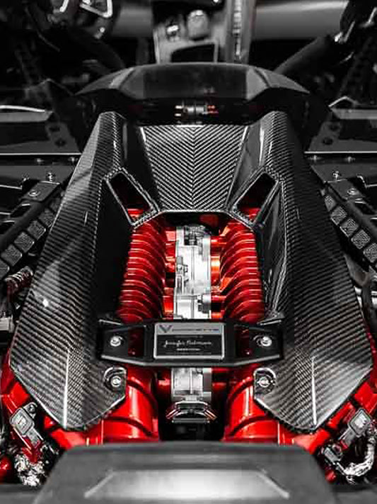 Chevrolet Corvette C8 Z06 2023-2024 Carbon Fiber Hood Engine Bay Cover Trim