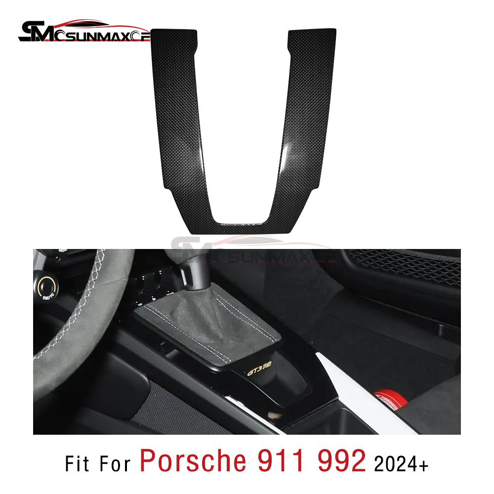Porsche 911 992 Carbon Fiber Shift Panel Sticker (2019-2024)