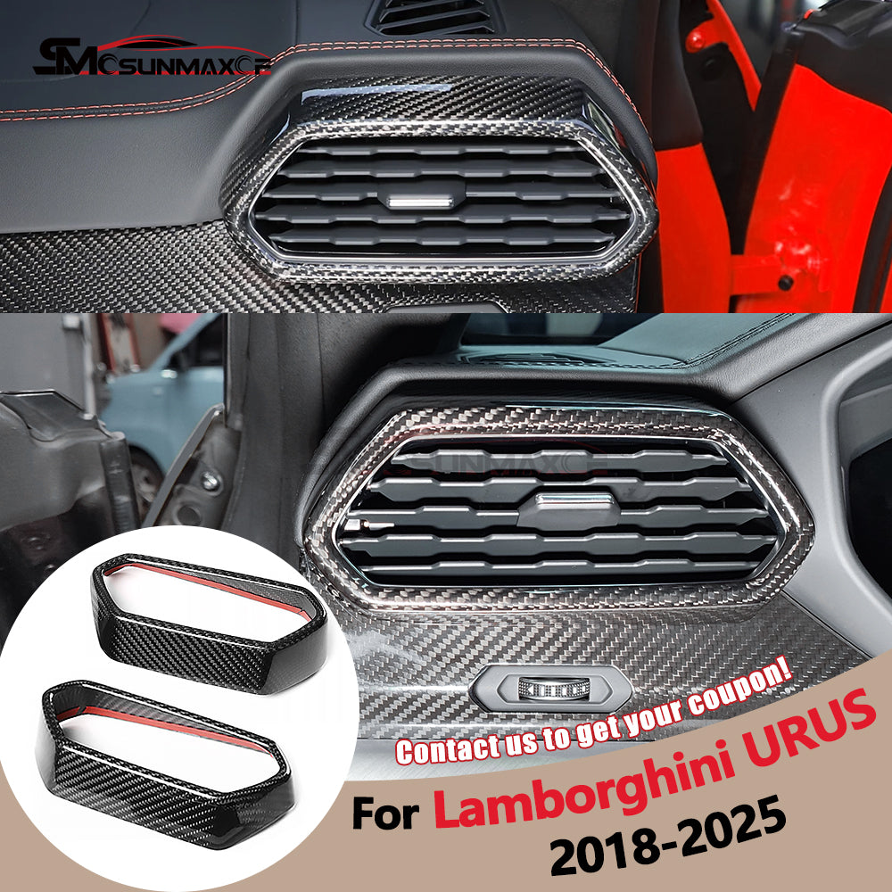 Lamborghini Urus 2018-2025 Carbon Fiber Dashboard Air Vent Cover
