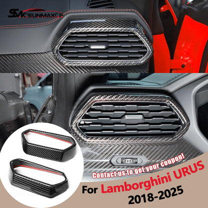 Lamborghini Urus 2018-2025 Carbon Fiber Dashboard Air Vent Cover