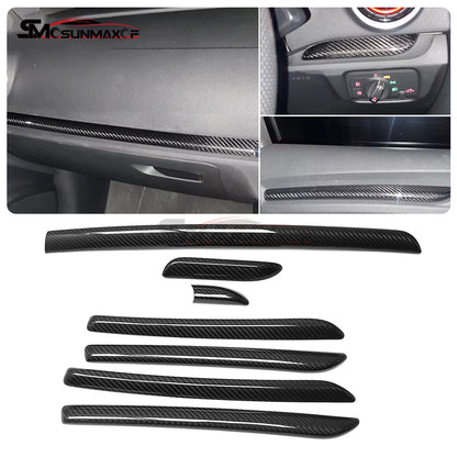 Audi A3 8V S3 RS3 Carbon Fiber Interior Trim Kit (7PCS, 2012-2020)