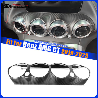 Carbon Fiber Dashboard Air Vent Cover for Mercedes AMG GT/GTS/GTR (2019-2023)