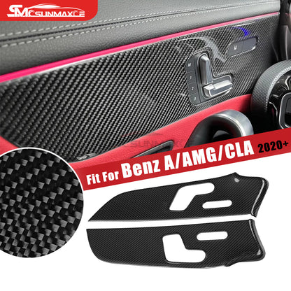 Mercedes-Benz A CLA Class W177 V177 C118 W118 Carbon Fiber Door Panel Trim (2020)
