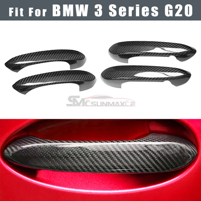 BMW 3 4 5 6 7 8 X Series Carbon Fiber Door Handle Cover