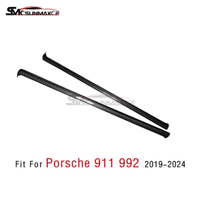 Porsche 911 992 Carbon Fiber Door Trim (2019-2024)