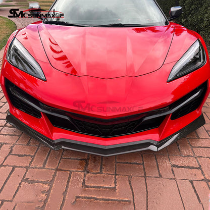 Chevrolet Corvette C8 Z06 Carbon Fiber Front Bumper Lip Splitter (2020-2024)