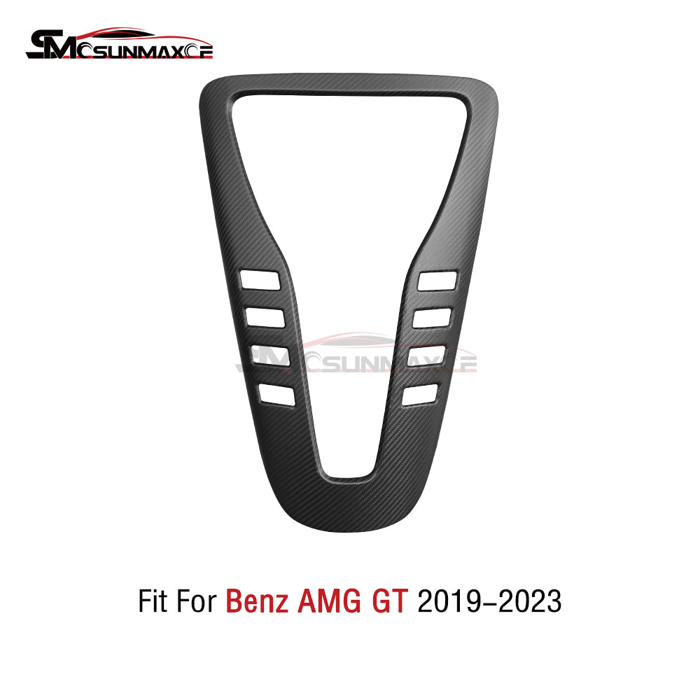 Carbon Fiber Center Console Panel Cover for Mercedes AMG GT/GTS/GTR (2019-2023)