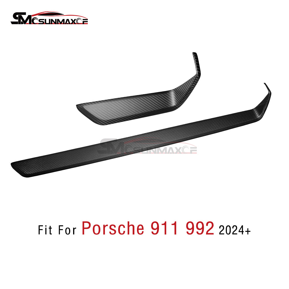 Porsche 911 992 Carbon Fiber Center Console Cover (2019-2024)