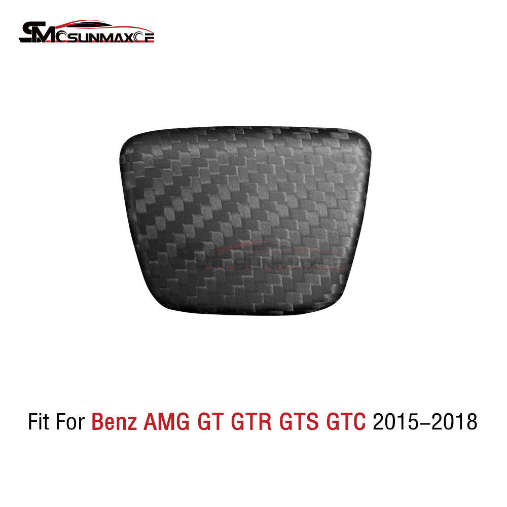 Carbon Fiber Gear Shift Knob Cover for Mercedes AMG GT/GTS/GTR (2015-2018)
