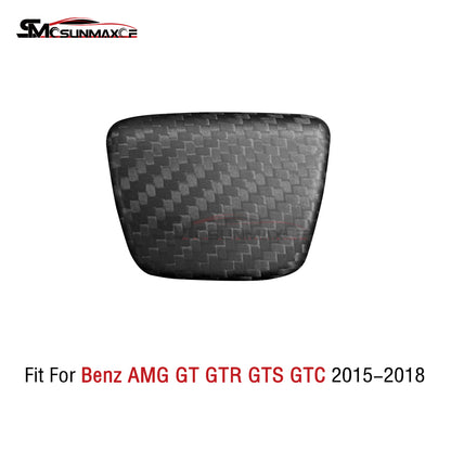 Carbon Fiber Gear Shift Knob Cover for Mercedes AMG GT/GTS/GTR (2015-2018)