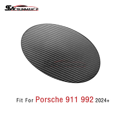 Porsche 911 992 Carbon Fiber Fuel Tank Cap Trim (2019-2024)