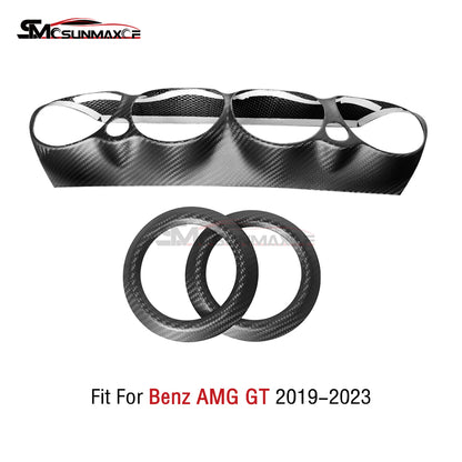 Carbon Fiber Dashboard Air Vent Outlet Covers for Mercedes AMG GT/GTS/GTR (2019-2023)